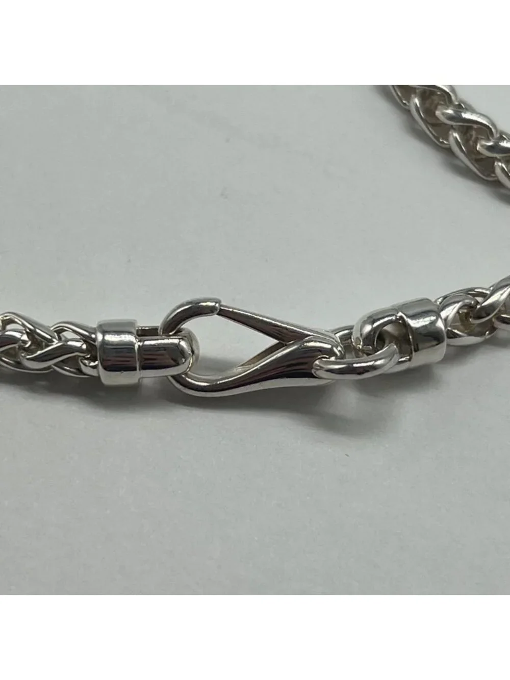 Gucci Logo Bar Necklace Braided Chain